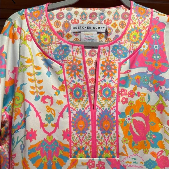 Gretchen Scott Designs Multicolor Floral Dress - Picture 2 of 3